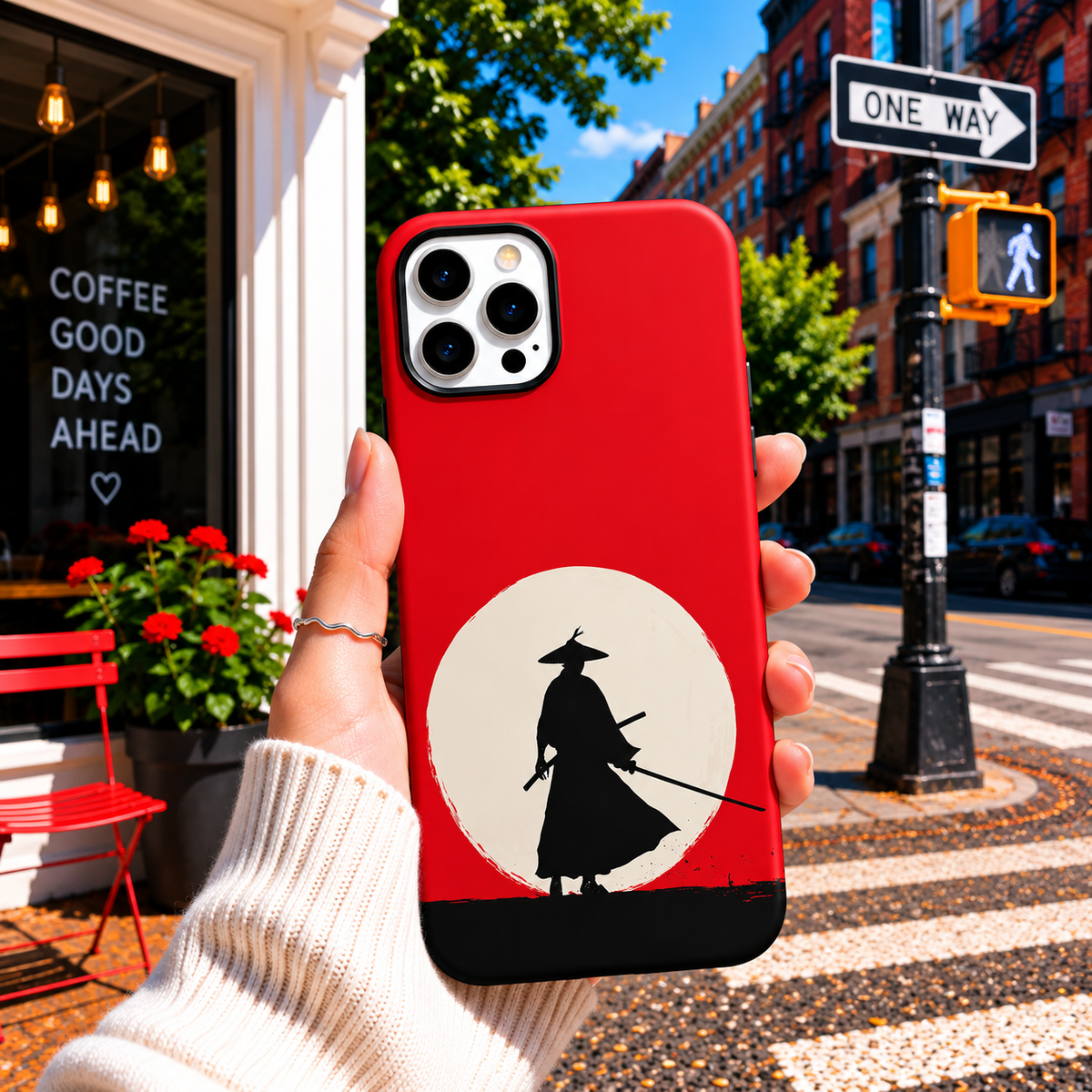 Red Samurai Phone Cover