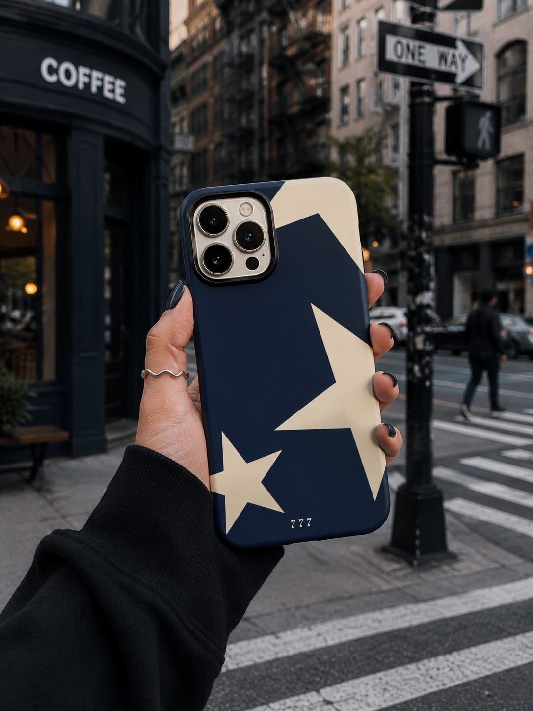 Navy Star 777 Mobile Cover