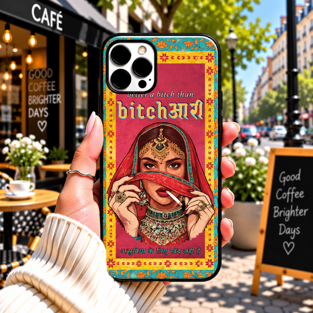 Desi Attitude "Bitch-Aari" Phone Case