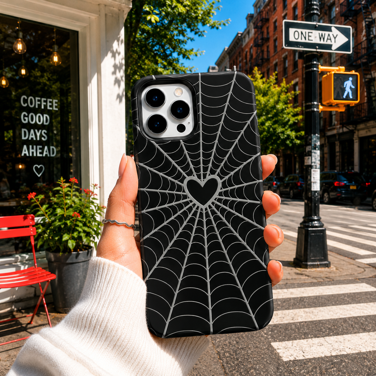 Gothic Heart Web Mobile Cover