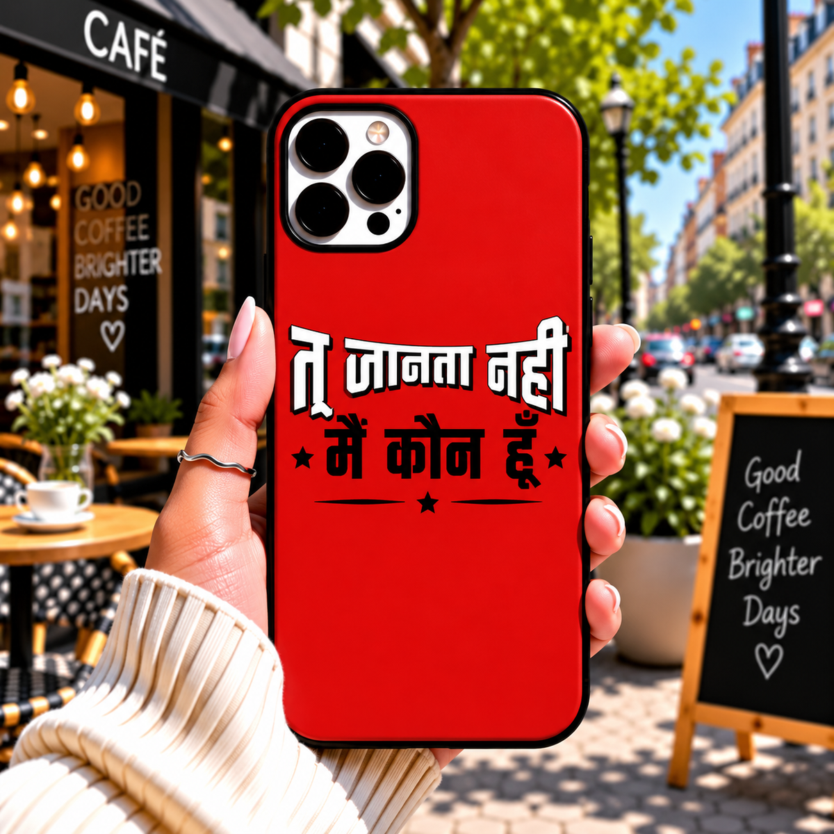 Desi Attitude "Tu Jaanta Nahi" Phone Case