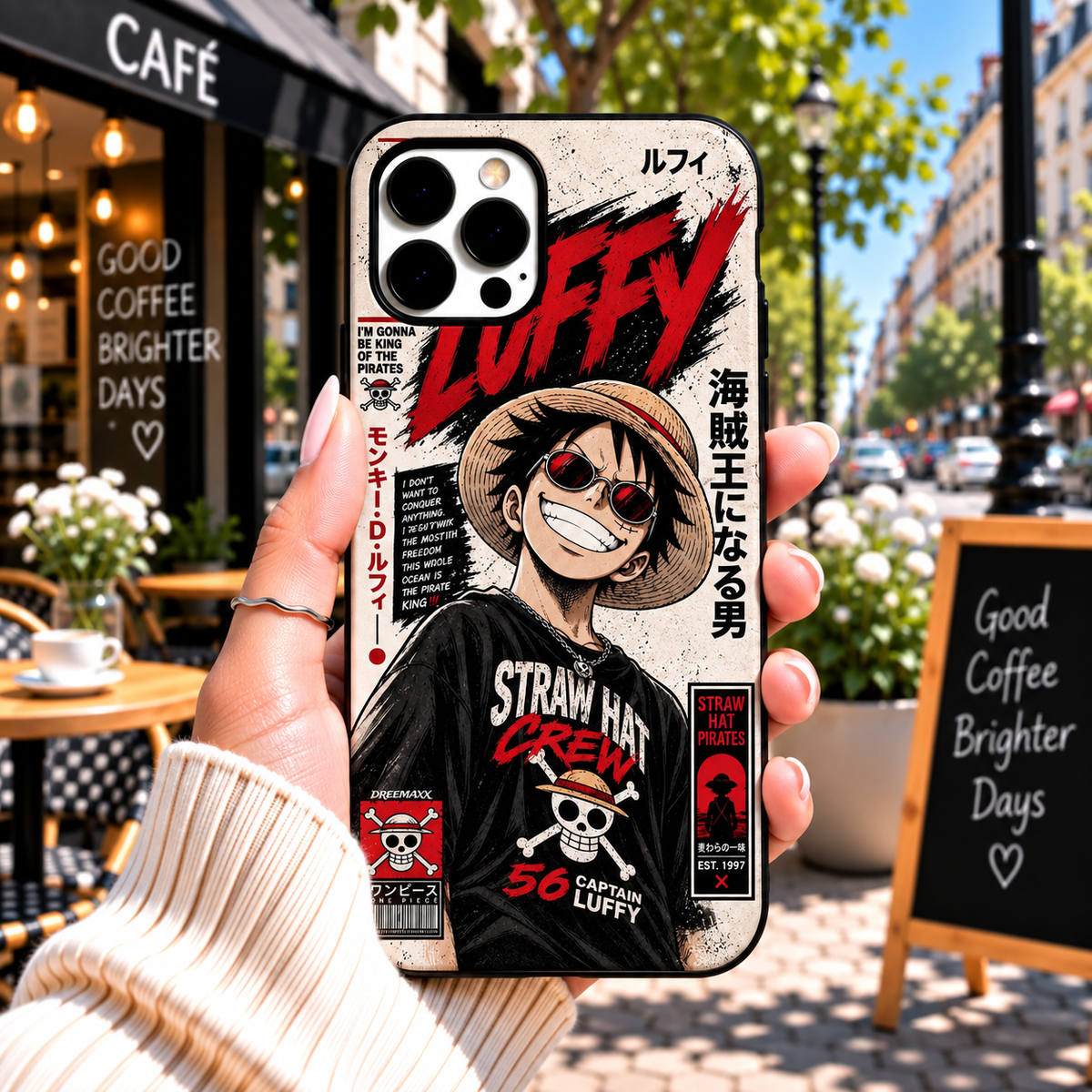 Straw Hat Pirate Anime Phone Case