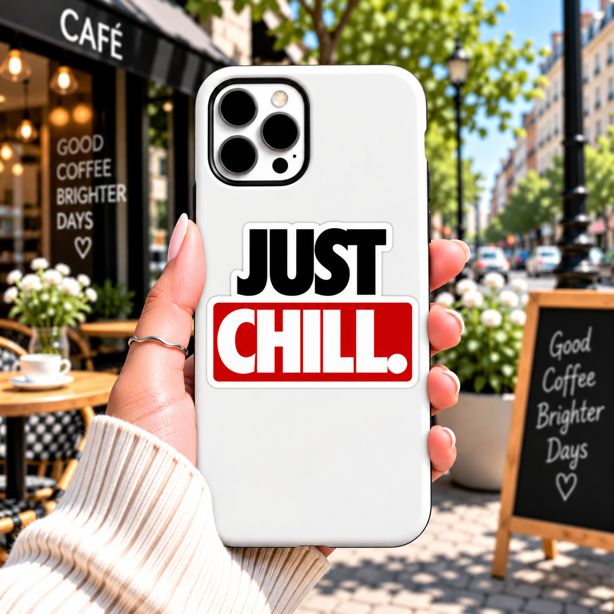 JUST CHILL. Case
