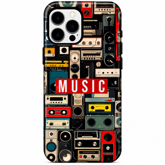 Vintage Music Premium Printed Phone Case