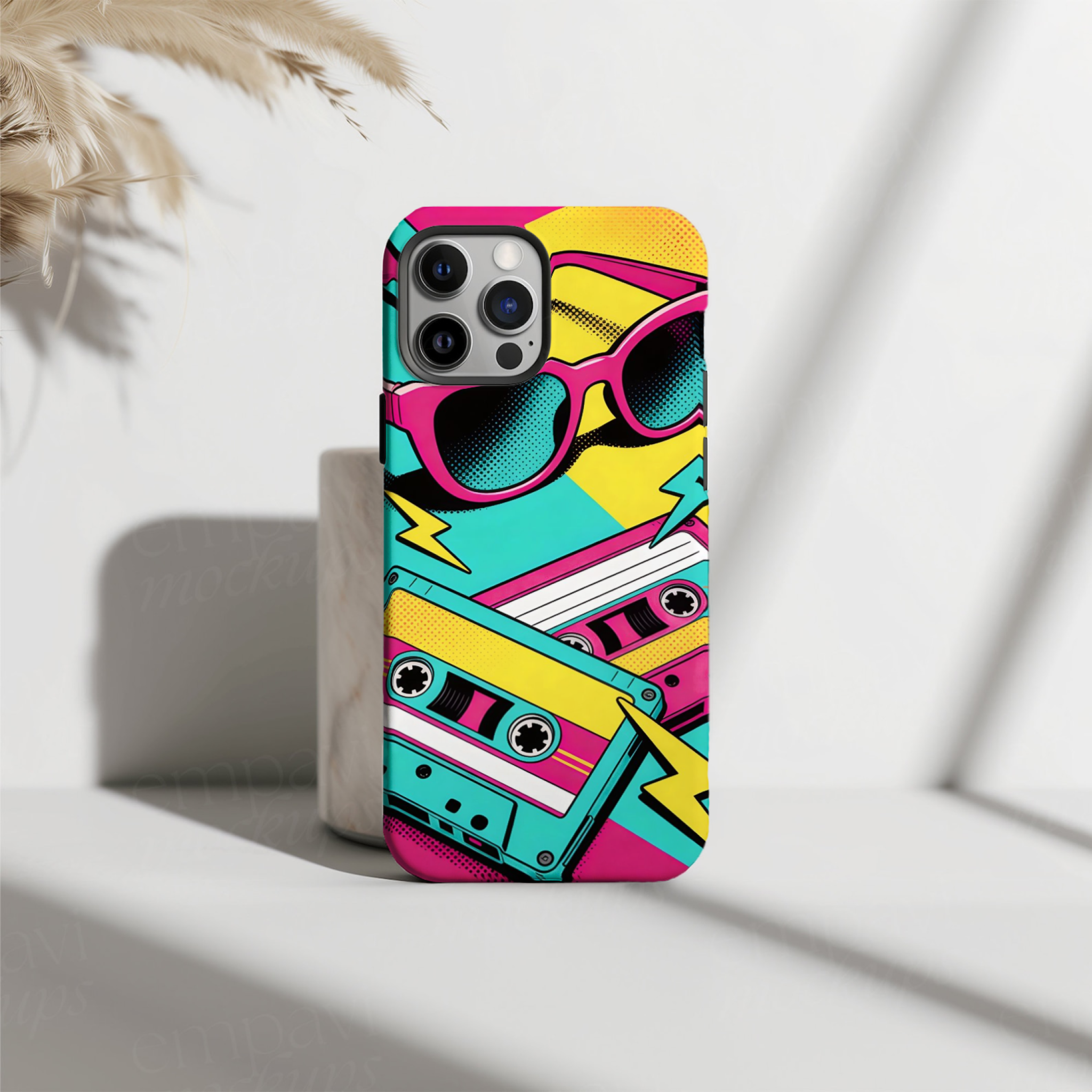 Retro Cassette Pop Art  80s Vintage HD Phone Case
