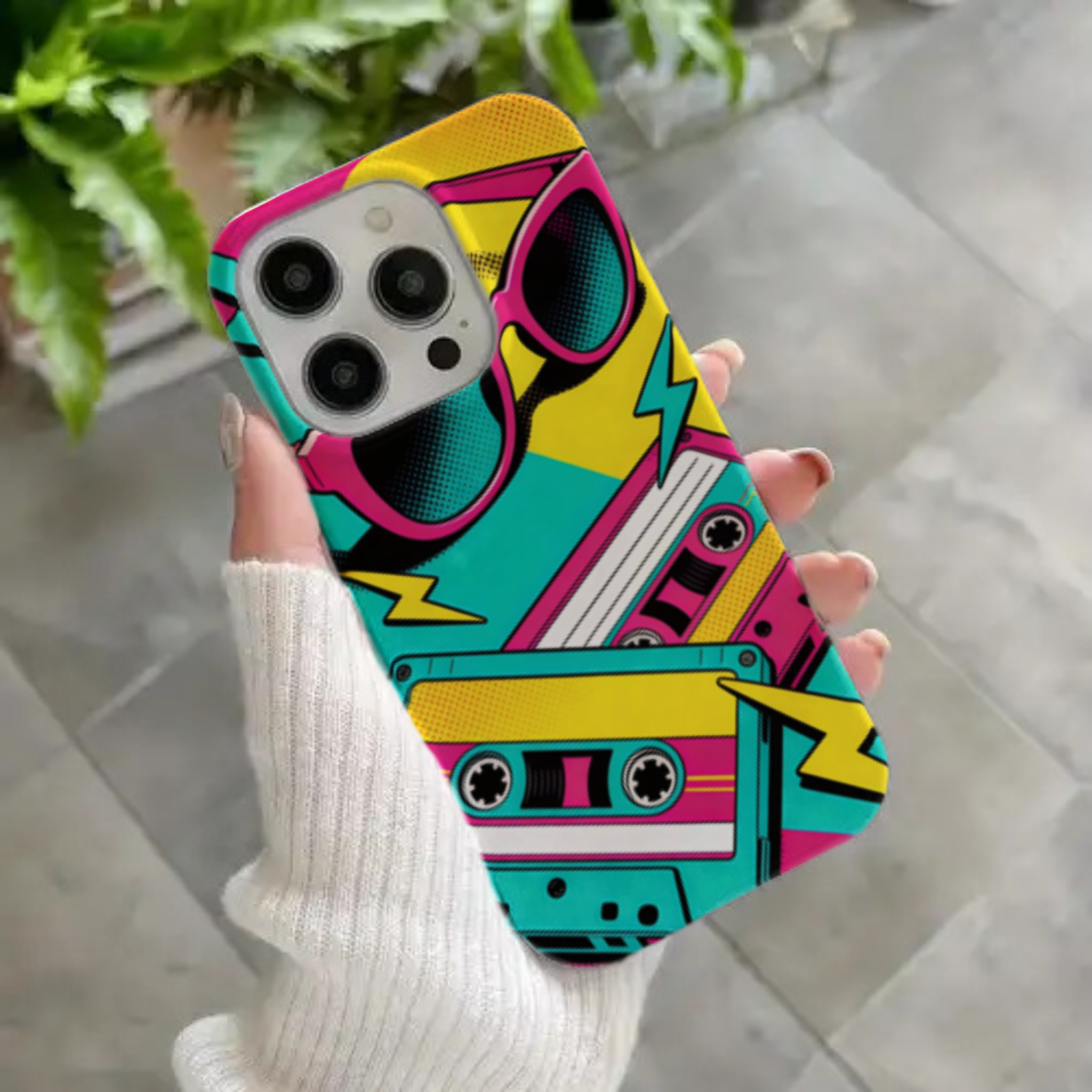 Retro Cassette Pop Art  80s Vintage HD Phone Case