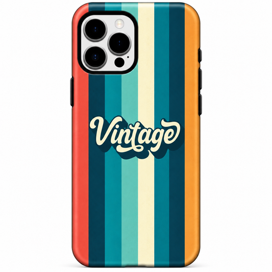 Vintage Stripes Premium Printed Phone Case