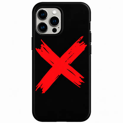 Red X Mobile Cover