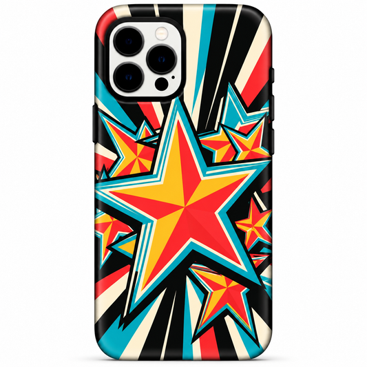 Retro Starburst Premium Printed Phone Case