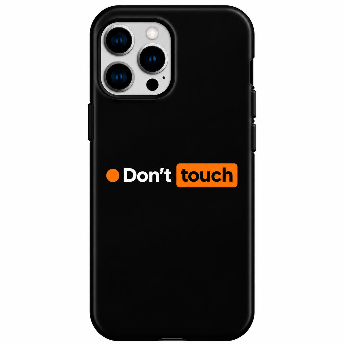 “Don’t Touch” Minimalist Phone Cover