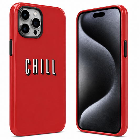 Chill - Red Mobile Cover