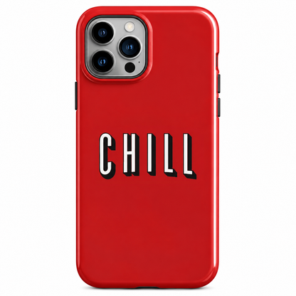 Chill - Red Mobile Cover