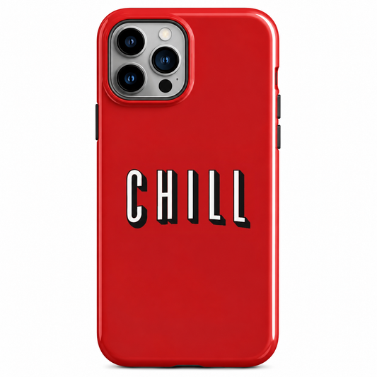Chill - Red Mobile Cover