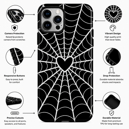 Gothic Heart Web Mobile Cover
