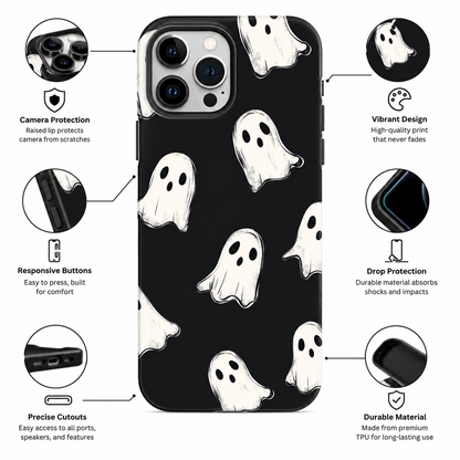 Ghost Print Mobile Cover