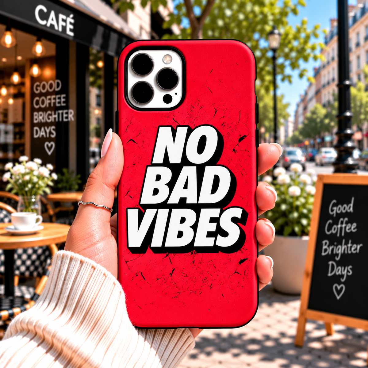 No Bad Vibes Phone Case