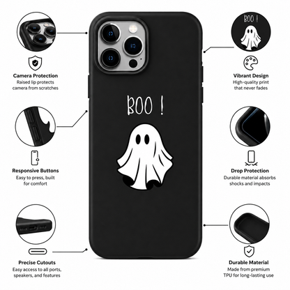 Boo Ghost Mobile Cover