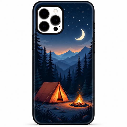 Midnight Camp Premium Printed Phone Case