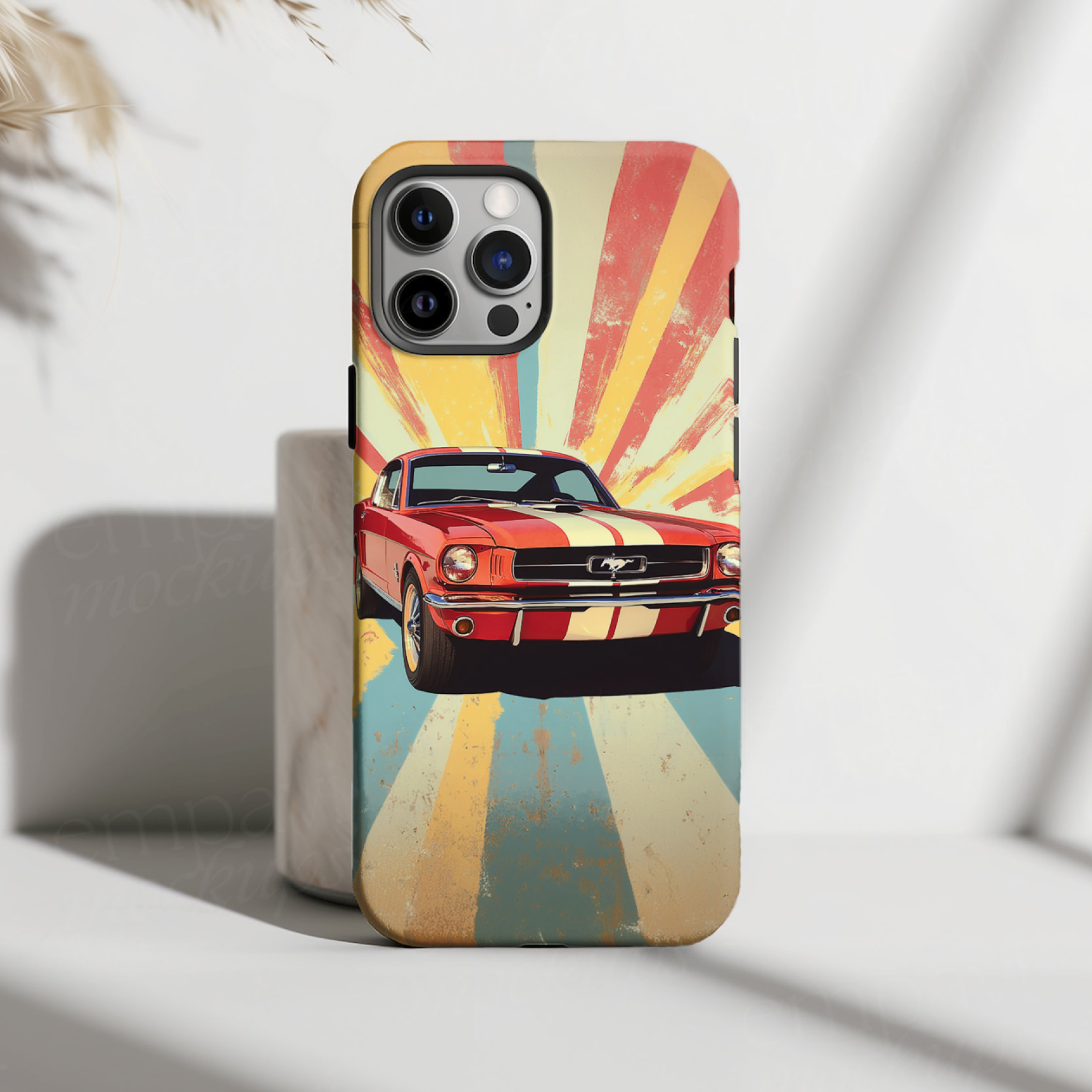 Classic Ford Mustang Premium HD Print Case