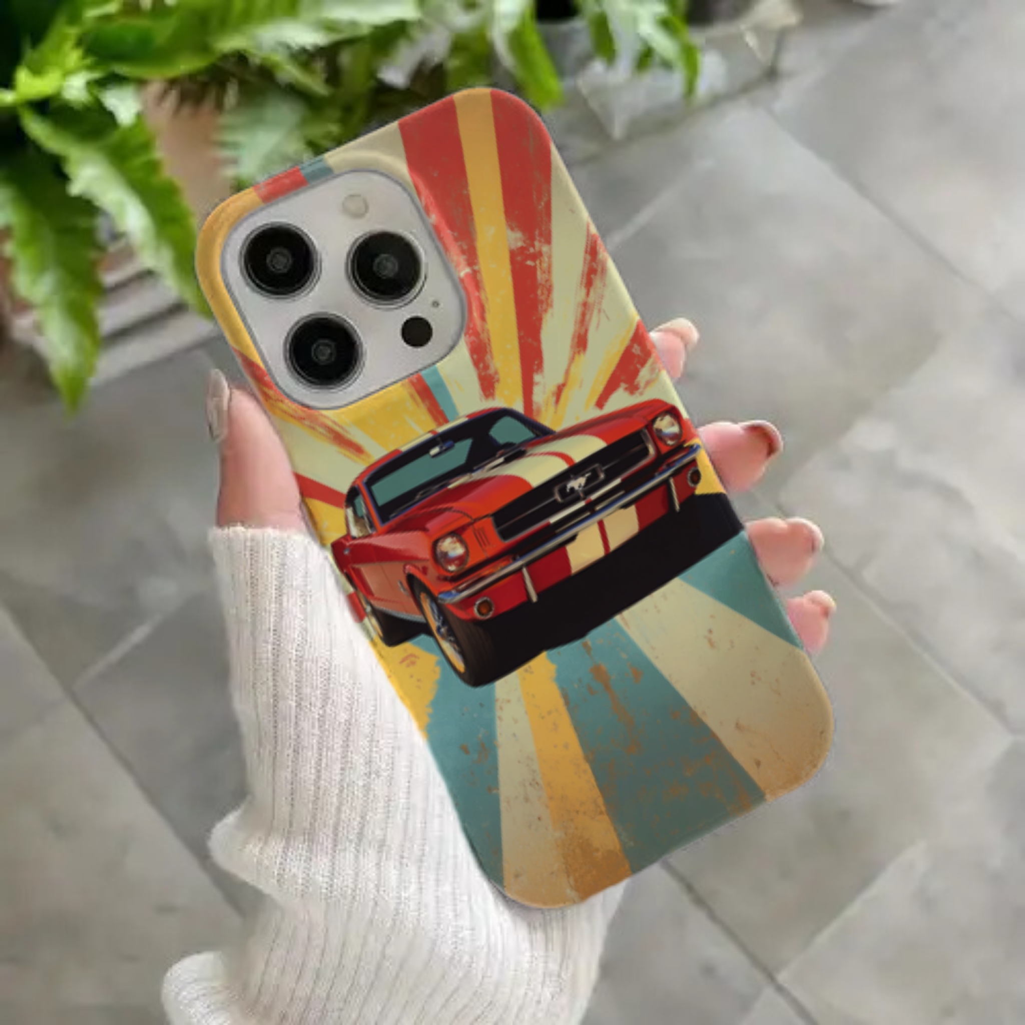 Classic Ford Mustang Premium HD Print Case