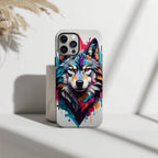 Colorful Wolf Premium Abstract Wolf Art Phone Case