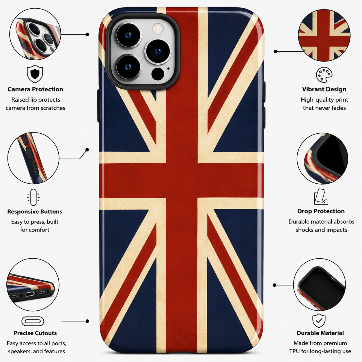 British Flag Mobile Cover