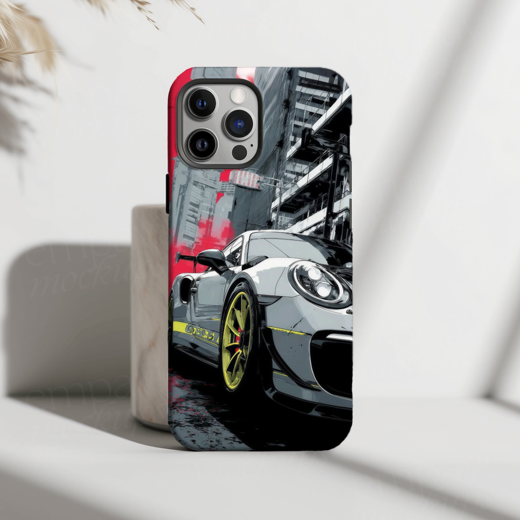 Porsche Sports Car Premium HD Printed Phone Case