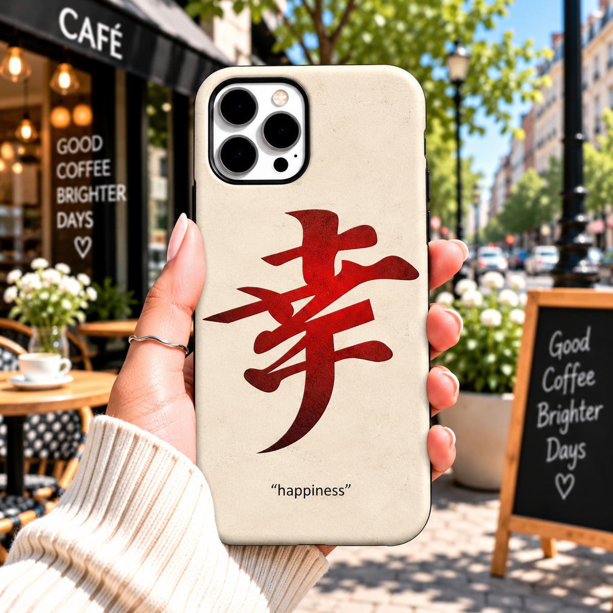 Happiness Kanji Case