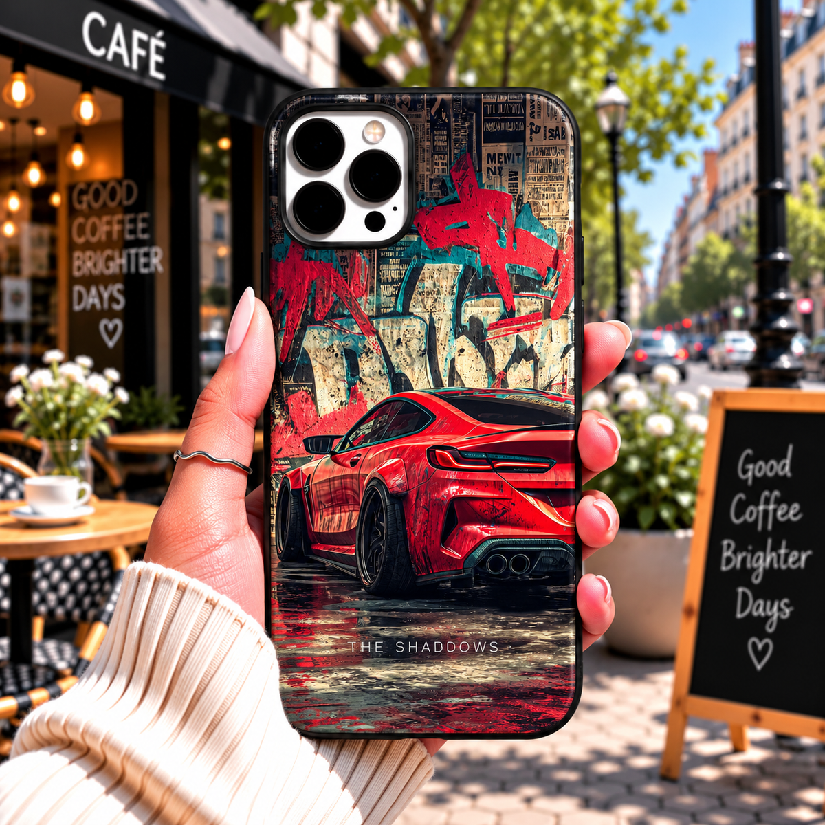 The Shadows Red Street Racer Phone Case