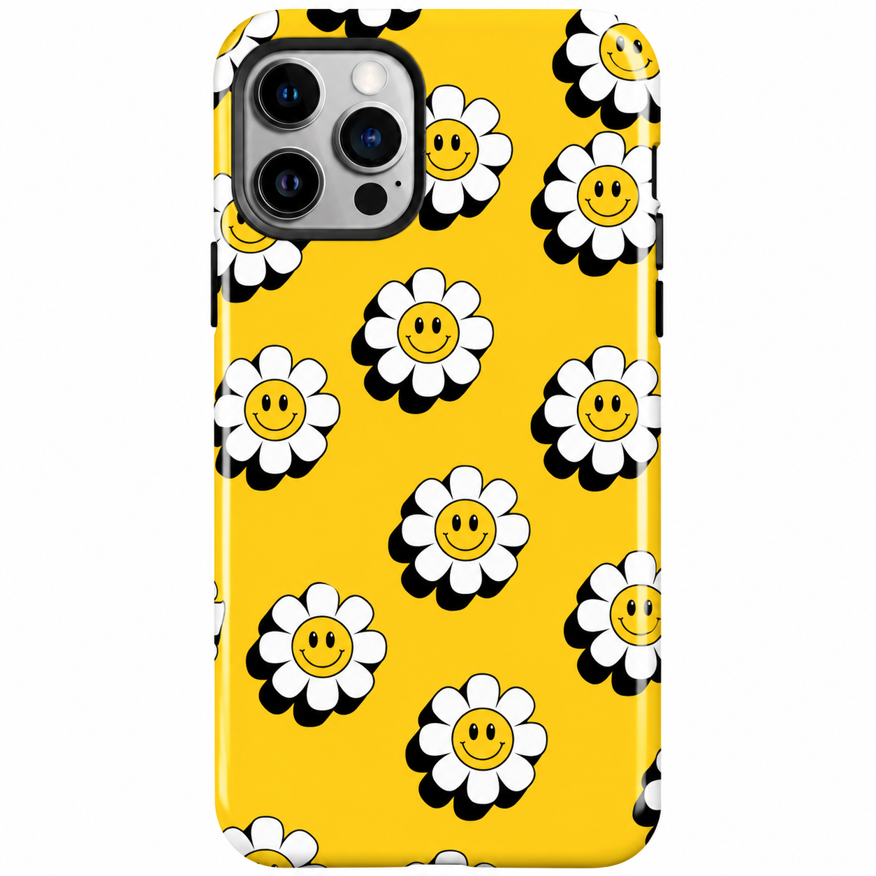 Yellow Smiley Daisy Phone Cover