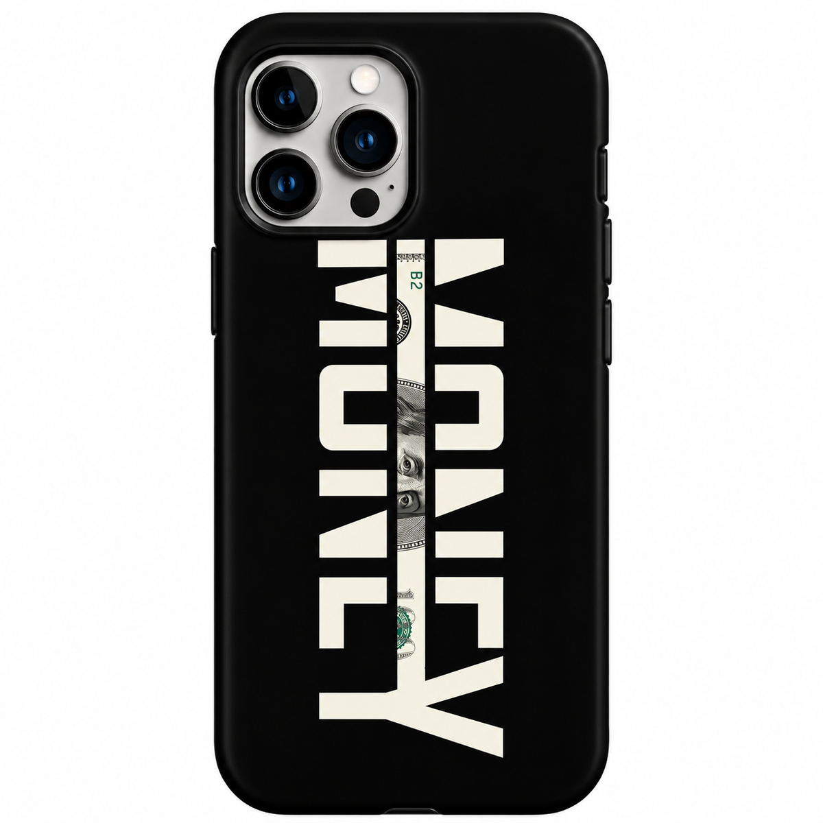 Black Money Phone Cover