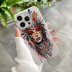 Tribal Warrior Bohemian Feather Art Phone Case