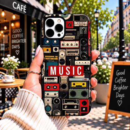 Vintage Music Premium Printed Phone Case