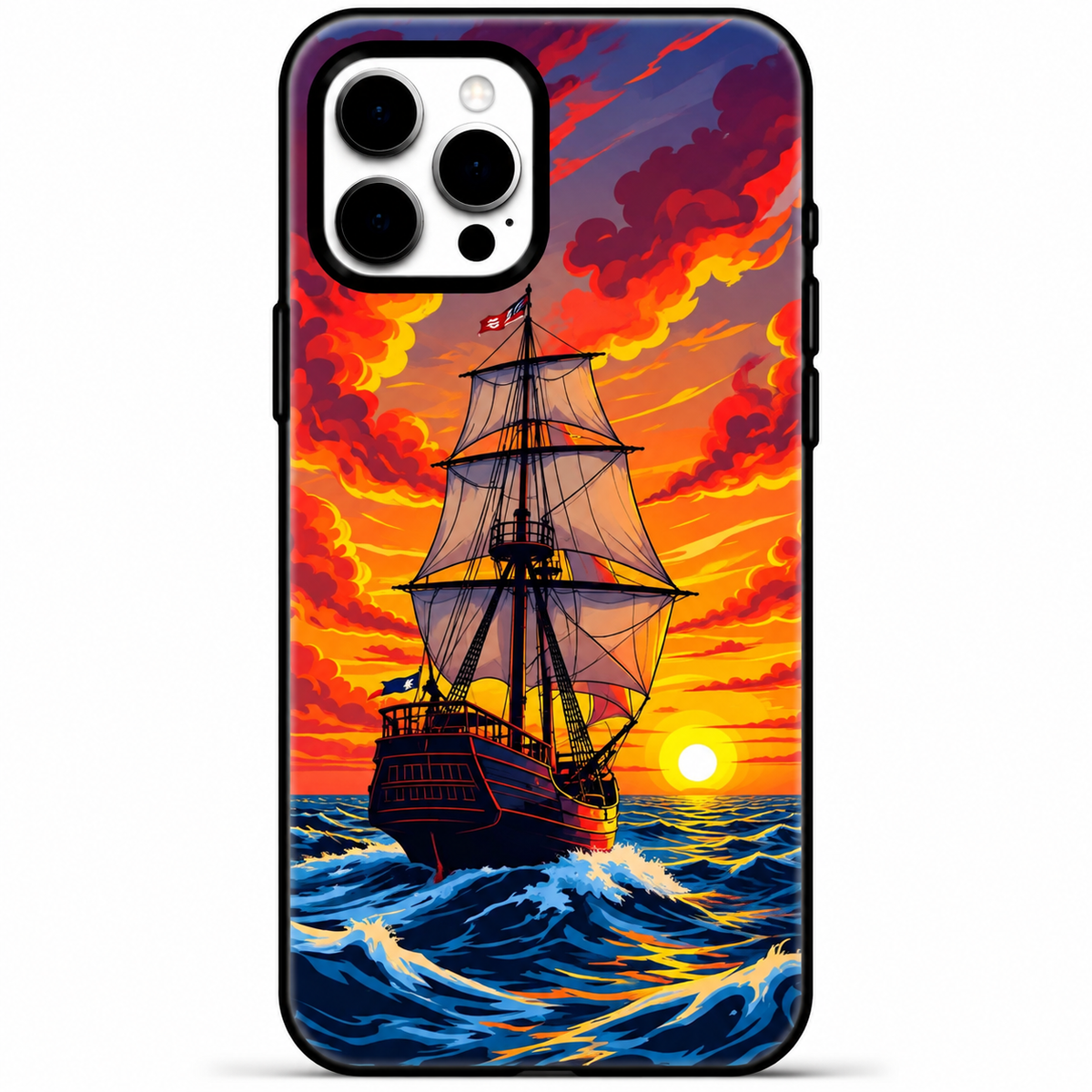 Sunset Voyage Premium Printed Phone Case