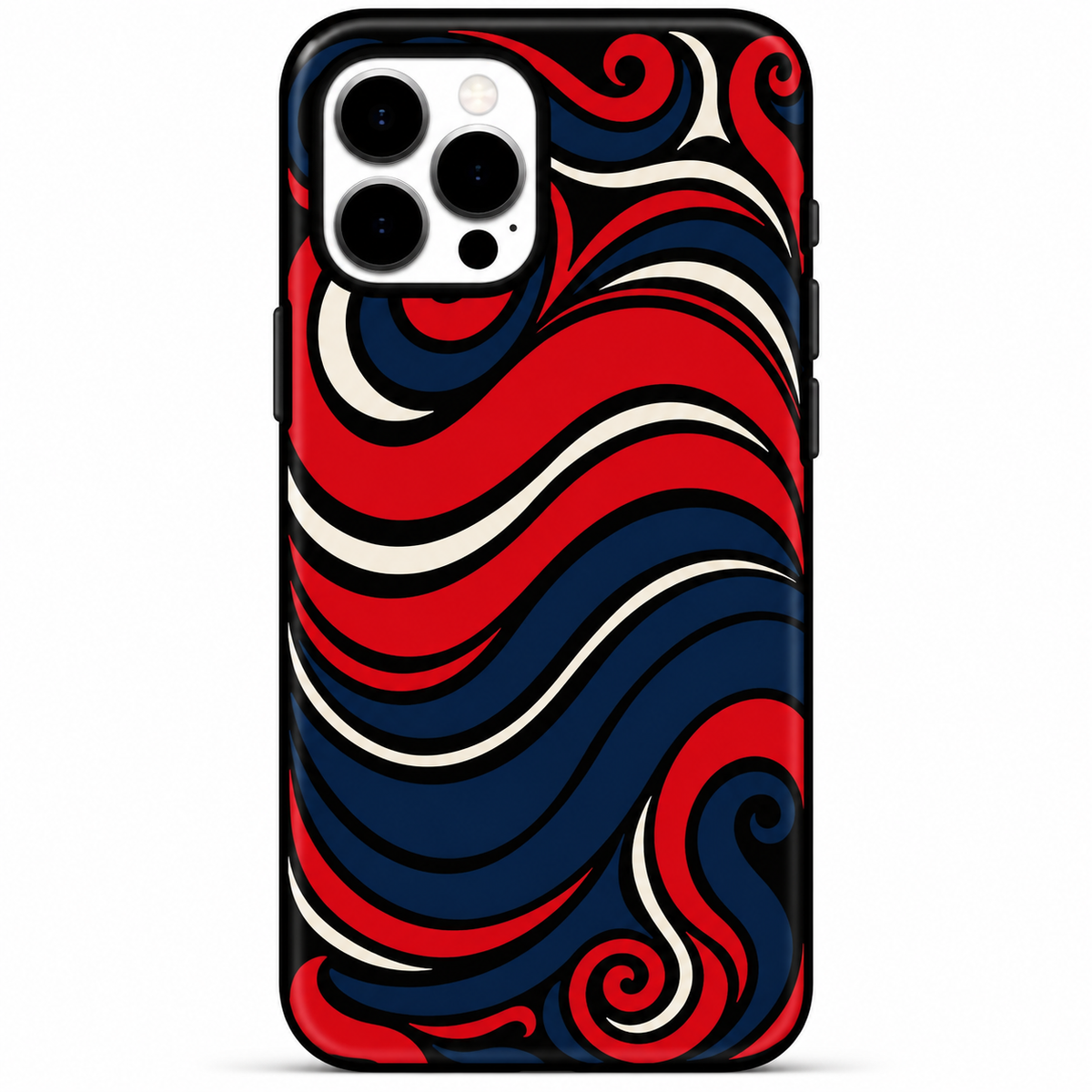 Abstract Waves Premium Printed Phone Case