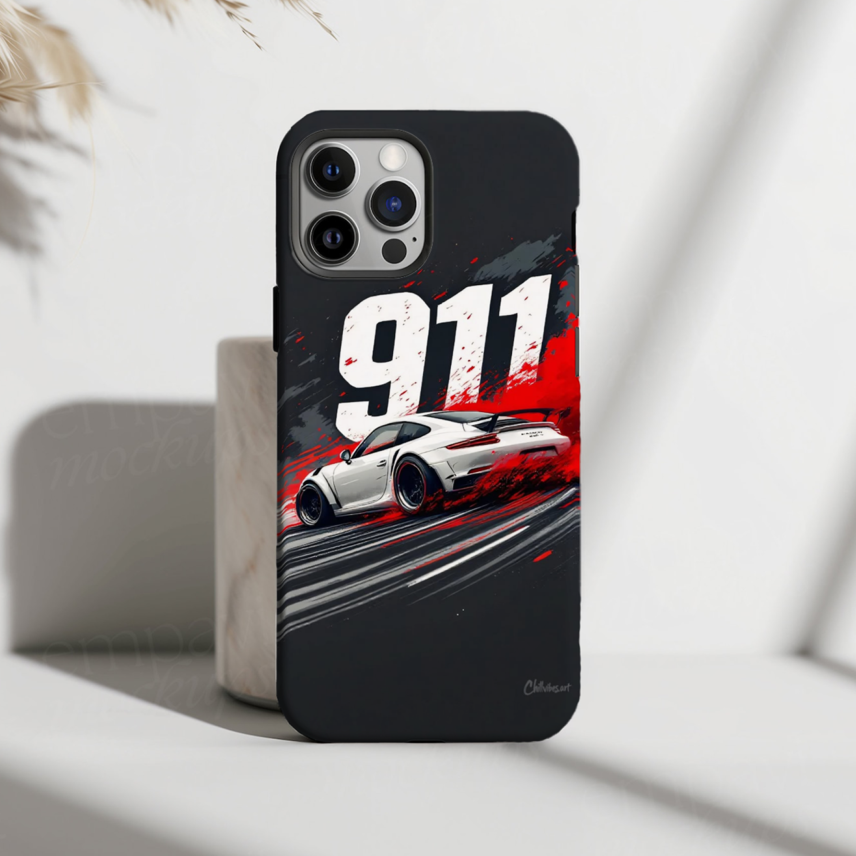 Porsche 911 Sports Car Premium HD Print Case