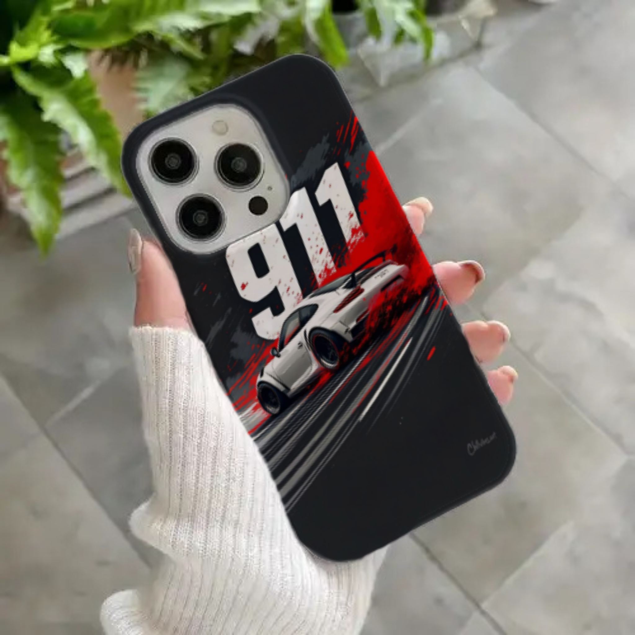 Porsche 911 Sports Car Premium HD Print Case