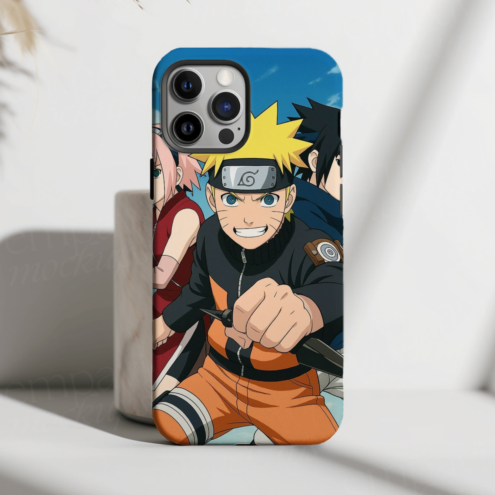 Naruto Team 7 Anime Premium HD Print Case