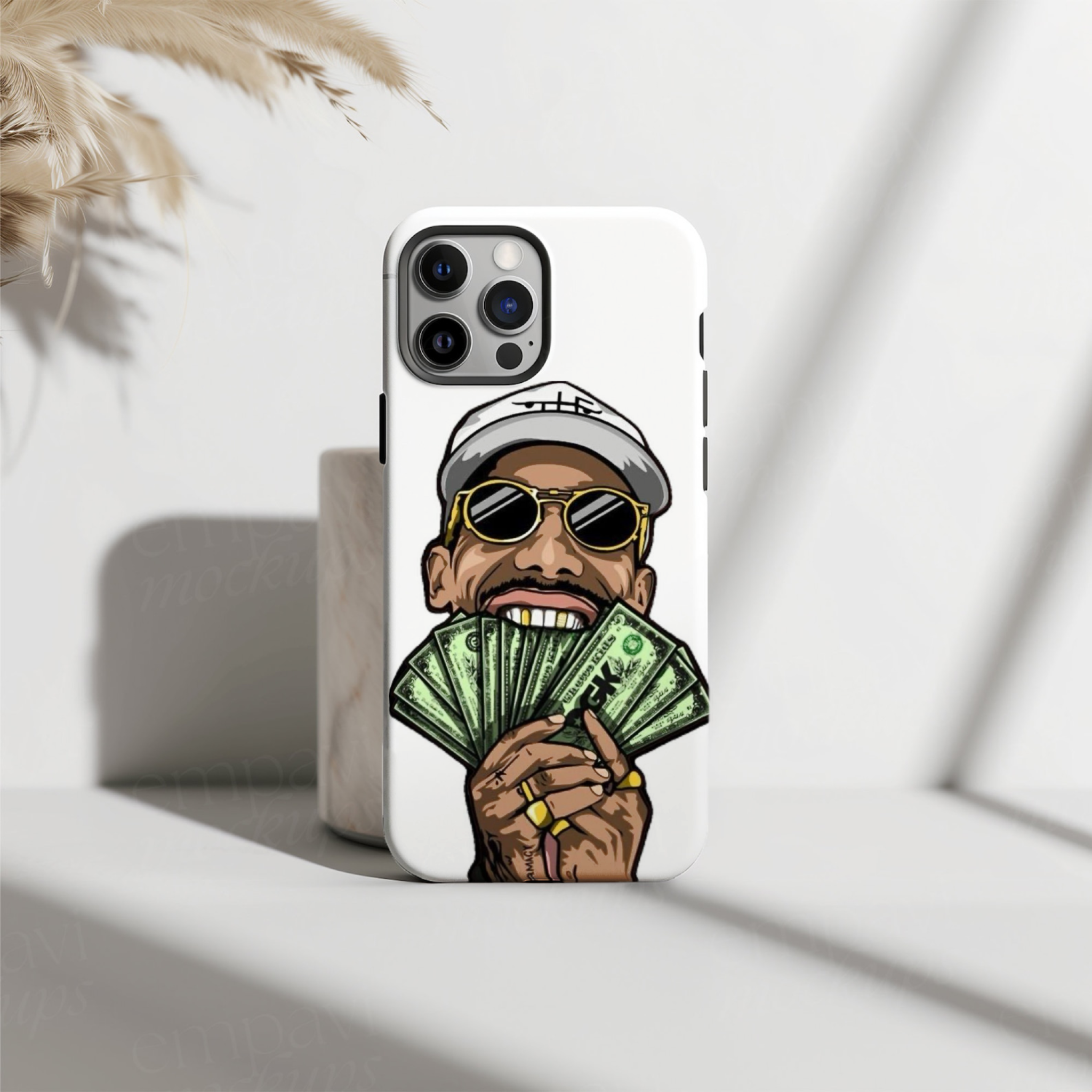 Money Boss Attitude  Premium HD Print Case