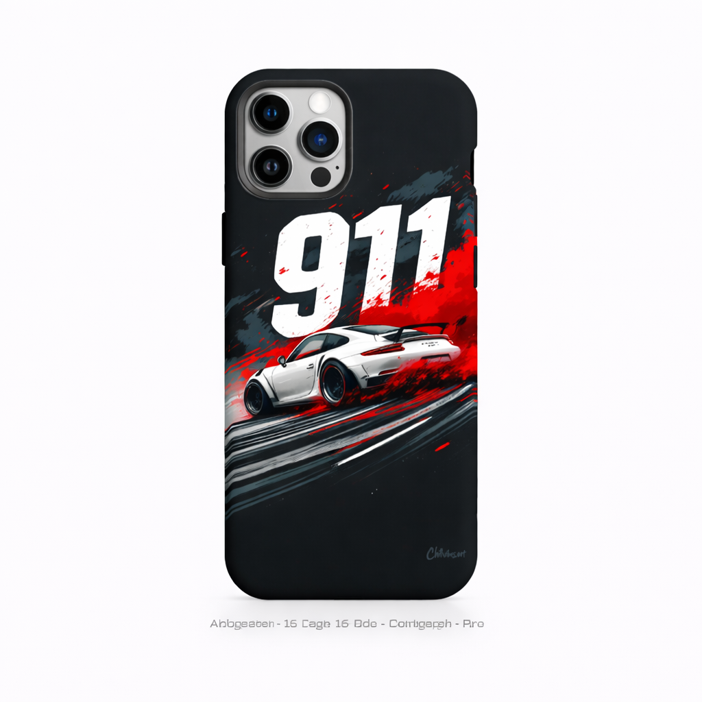 Porsche 911 Sports Car Premium HD Print Case