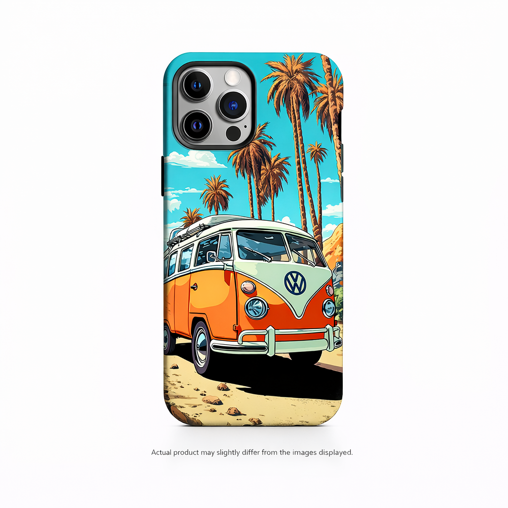 Vintage Volkswagen Camper Van Premium HD Print Case