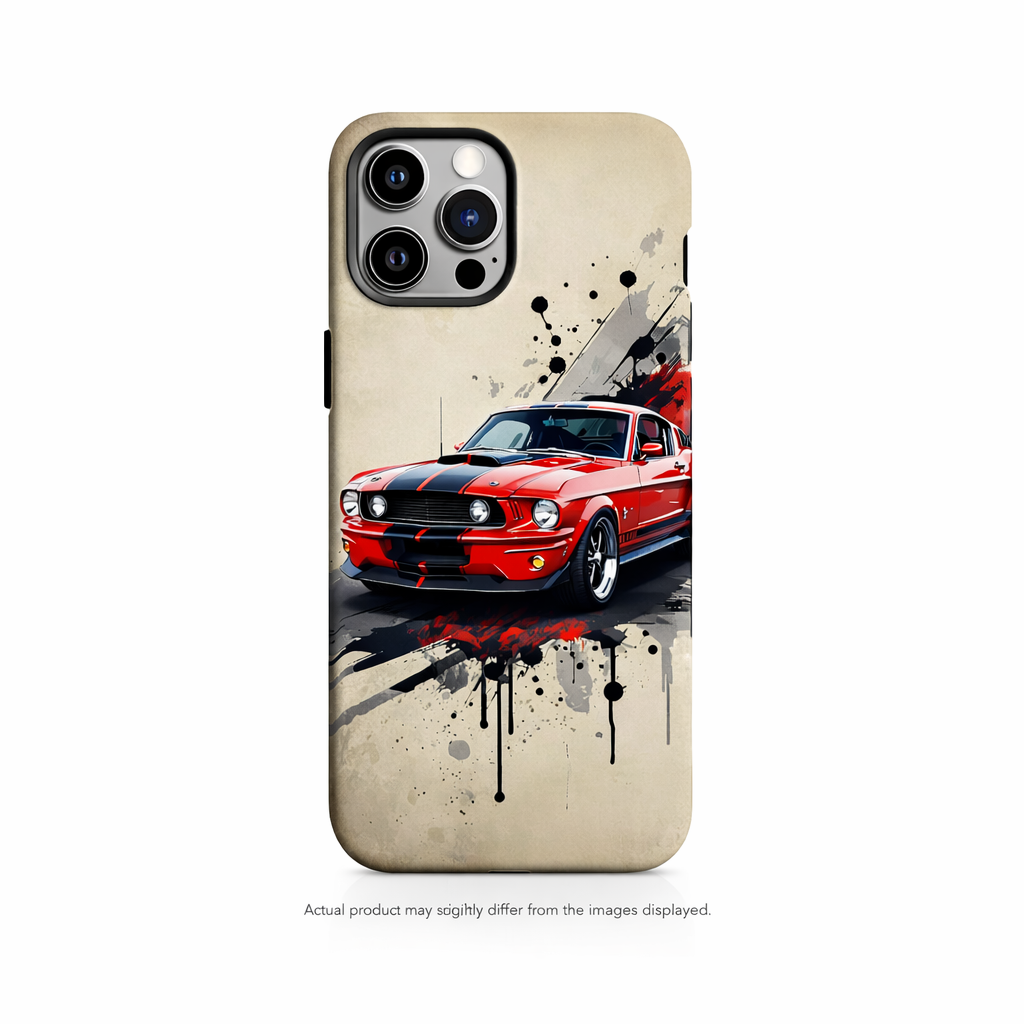 Classic Red Muscle Car Premium HD Print Case