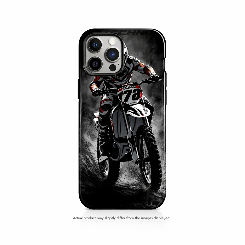 Motocross Dirt Bike Rider Premium HD Print Case