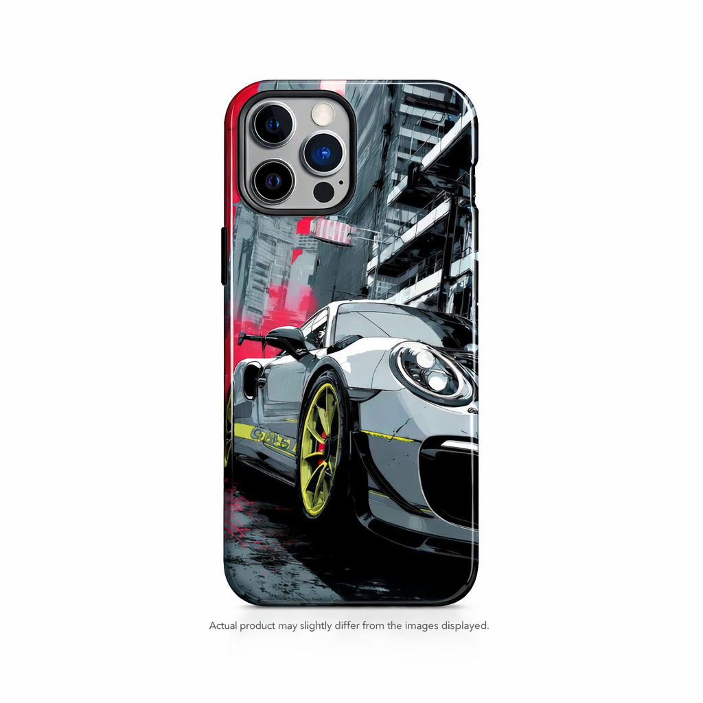 Porsche Sports Car Premium HD Printed Phone Case