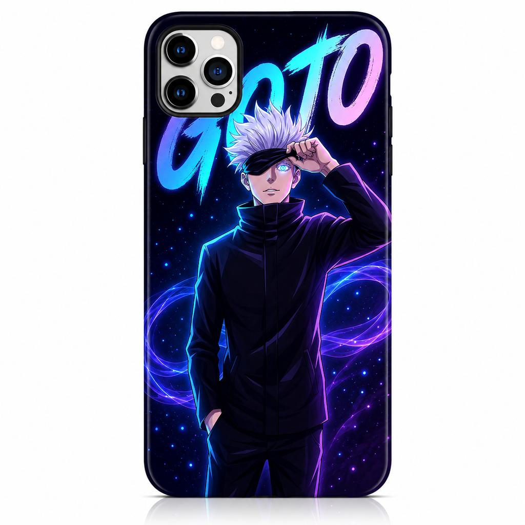 Gojo Satoru Cosmic Jujutsu Kaisen Anime HD Phone Case