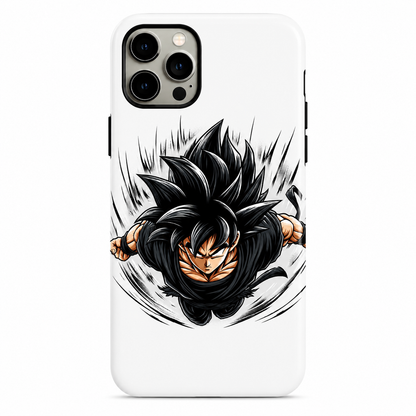 Goku Action Anime Mobile Cover | Classic Saiyan Fighter Phone Case