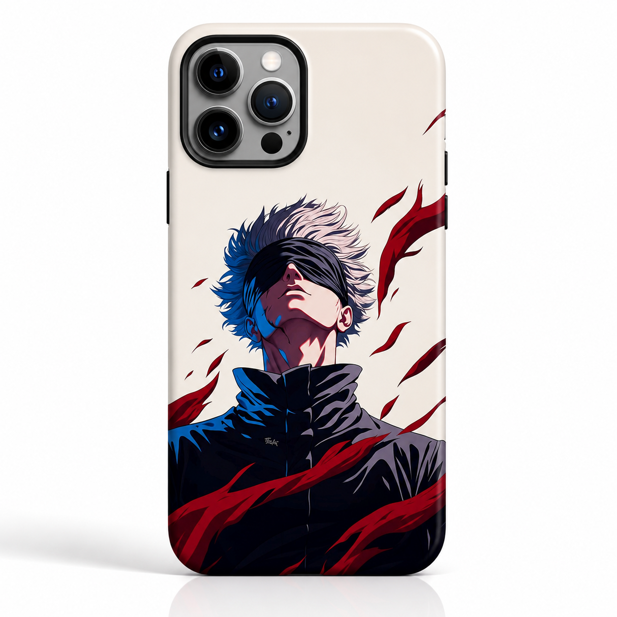 Satoru Gojo Dark Aura Anime HD Phone Case