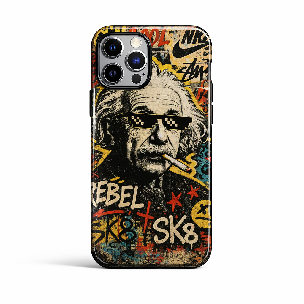 Albert Einstein Street Art  Graffiti HD Phone Case