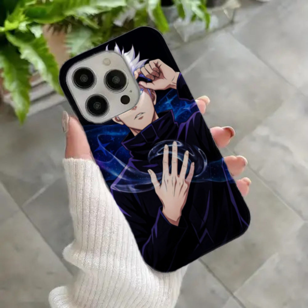 Gojo Satoru Smiling  Jujutsu Kaisen Anime HD Phone Case
