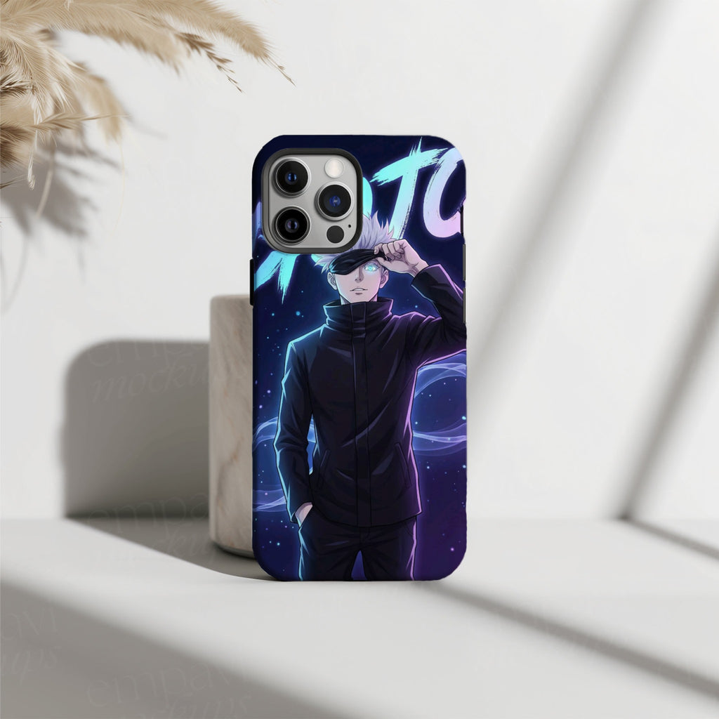 Gojo Satoru Cosmic Jujutsu Kaisen Anime HD Phone Case